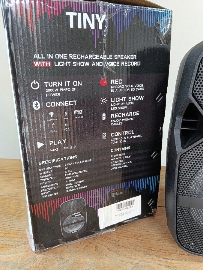 Parlante LEXSEN 80 W RMS - Altavoz Bluetooth con Excelente Calidad - imagen 4