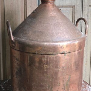 Recolector de Cobre con Asas y Tapa - imagen 4