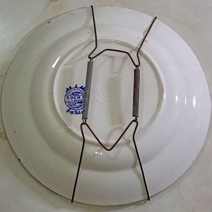 Plato Hondo de Porcelana Boch Frères Diseño Willow (1920s) - imagen 4