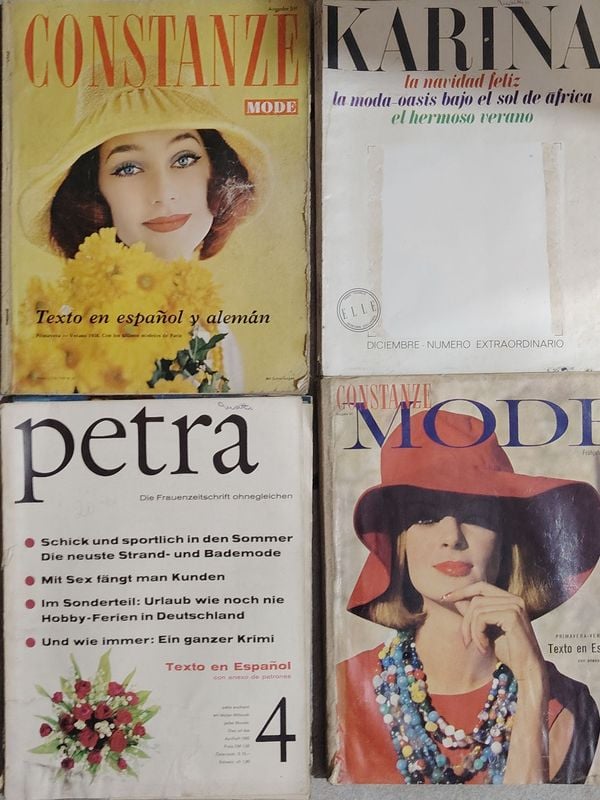 ¡Revistas Vintage de Moda, Arte y Decoración! Vargas Llosa con Dedicatoria y Firma de Autor, Colecci - imagen 1