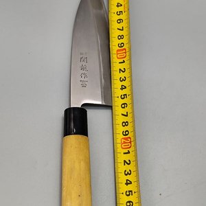 Cuchillo de Chef Profesional Japonés, Hoja Ancha de Acero Inoxidable, Mango de Madera - imagen 7
