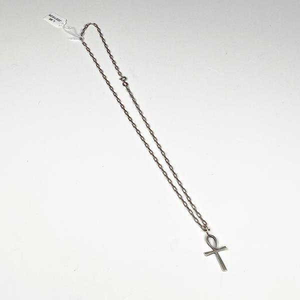 Cadena de Plata con Dije Ankh Egipcio - 58 cm
