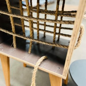 Set de Mesa Ratona y Botellero de Madera con Diseño Nórdico - imagen 4