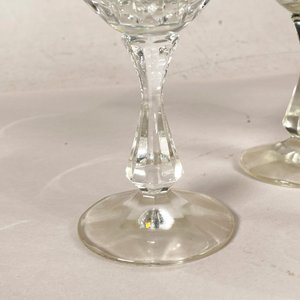 Set de 7 Copas de Cristal Hialino Tallado - imagen 2