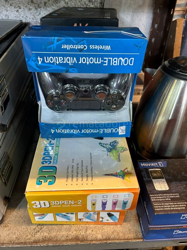 Controlador Inalámbrico "Double Vibration 4" y Lápiz 3D "Movik"