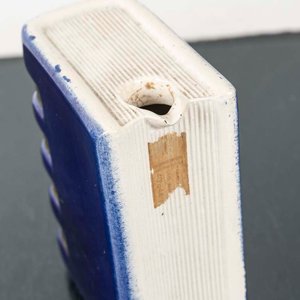 Licorera de Cerámica en Forma de Libro Azul - imagen 2