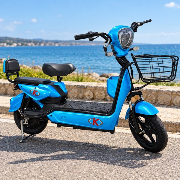 Bicimoto Eléctrica Nueva con Doble Asiento y Batería de Litio 48V - imagen 1