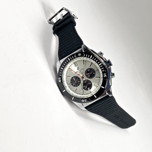 Reloj Breitling Chronomat Caballero Malla Goma Funciona - imagen 2
