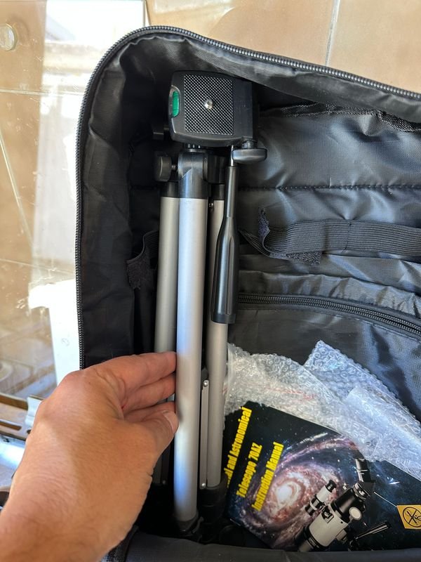 Telescopio para principiantes con 70mm de apertura y montaje AZ - imagen 3