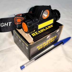 Lote siguiente: Linterna Minero LED Recargable con Doble Posición, Nueva en Caja