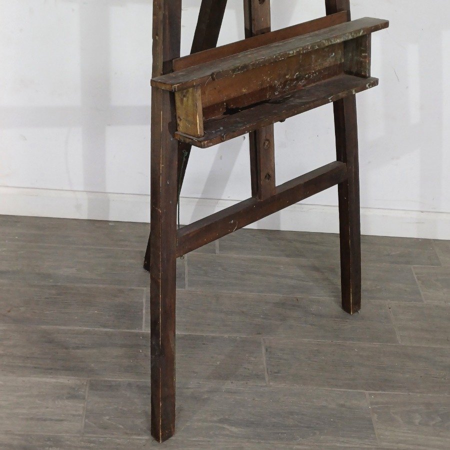 Atril de pintor con rastros de polilla, regulable - imagen 3