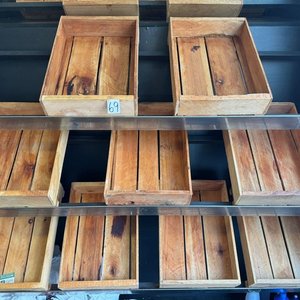 9 Cajas de Madera Nuevas para Exhibición o Almacenamiento - imagen 2