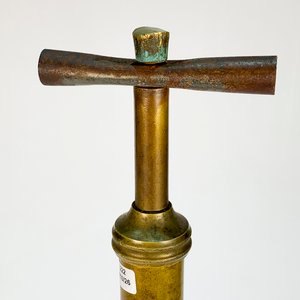 Inflador de Pie Inglés Cilindrico en Bronce - 60 cm - imagen 3