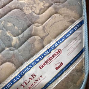 Cama de Plaza y Media en Caño con Colchón Perm-a-Soft - imagen 5