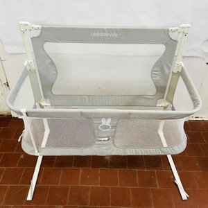 Cuna Corral Portátil para Bebé Leeoevee Gris - imagen 4