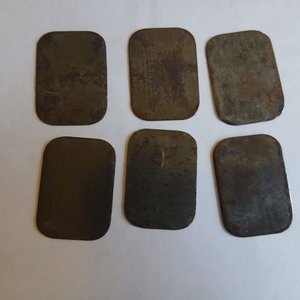 Colección 6 Chapitas Metálicas Okey Fútbol Club Nacional 1935 - imagen 2