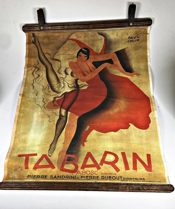 Afiche "Tabarin" de París por Paul Colin, Época Cabaret - imagen 1