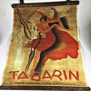 Afiche "Tabarin" de París por Paul Colin, Época Cabaret - imagen 1
