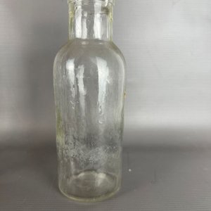 3 Frascos de Farmacia Antiguos de Vidrio Transparente - imagen 11