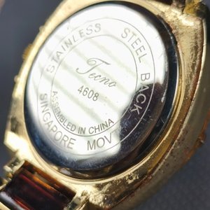 Reloj Tecno Dama Modelo 4608 y Collar con Gemas Sintéticas - imagen 10