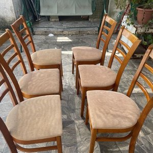 LOTE DESTACADO- Juego de comedor de madera - imagen 5
