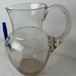 Jarra de Vidrio Transparente con Asa - 22 cm - imagen 2