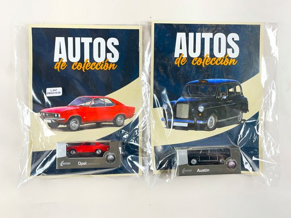 Dos Autos a Escala 1/60: Opel y Austin Colección - imagen 1