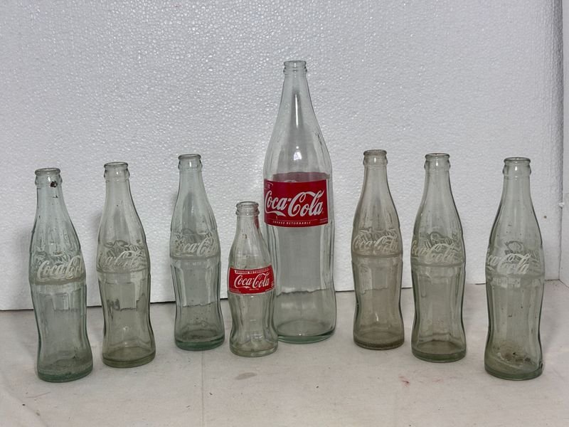 Antiguas Botellas Coca-Cola de Vidrio - Colección Variada