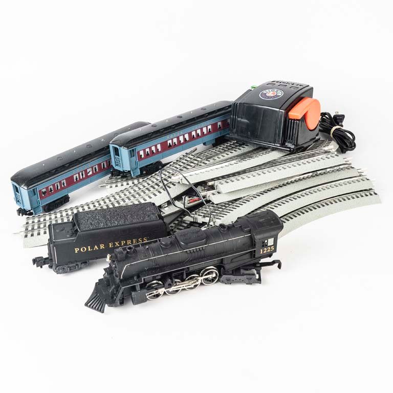 Juego de Tren Eléctrico Lionel "Polar Express" con Locomotora, Vagones y Vías