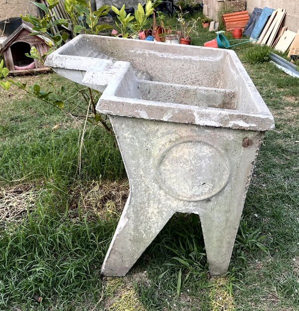 Pileta de Lavar de Hormigón Doble para Jardín - imagen 2