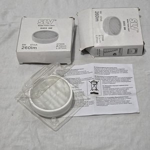 Lámparas LED SLV GX53 9W Fabricación Alemana - imagen 4