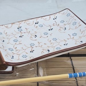 Juego de Sushi Cerámica Estilo Oriental con Palillos y Esterillas - imagen 3
