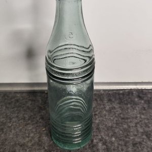 Botella Antigua de Vidrio Emilio Molinelli Paysandú - imagen 4