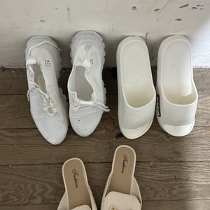 Lote siguiente: Calzado Femenino Blanco y Beige