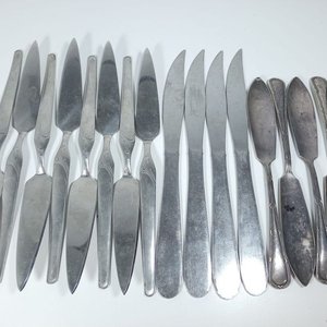 Lote siguiente: Lote de Cubiertos Antiguos de Acero Inoxidable
