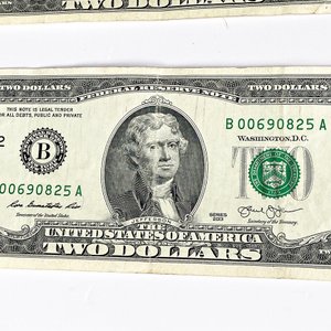 Seis Billetes de Dos Dólares Estadounidenses - imagen 4