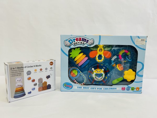 Set de Sonajeros y Juego Didáctico Infantil "Dreams Series" - imagen 1