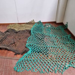 3 Tramos de Redes de Pesca Surtidas para Decoración o Uso Recreativo - imagen 1