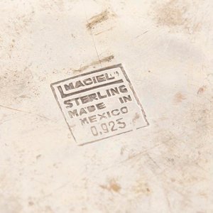 10 Cuencos de Plata Mexicana 925 Maciel Sterling - imagen 3
