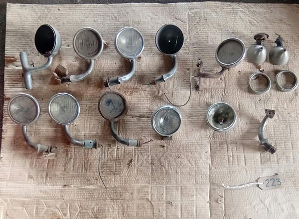 Lote de 11 Faros de Posición para Ford A (Modelos 1928-1931)