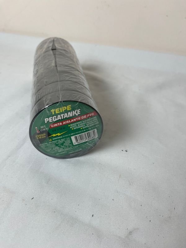 Pack de 10 Cintas Aisladoras Negras Teipe Pegatanke - imagen 1