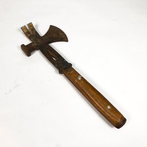Hacha Multifunción de Metal y Madera Vintage - imagen 2