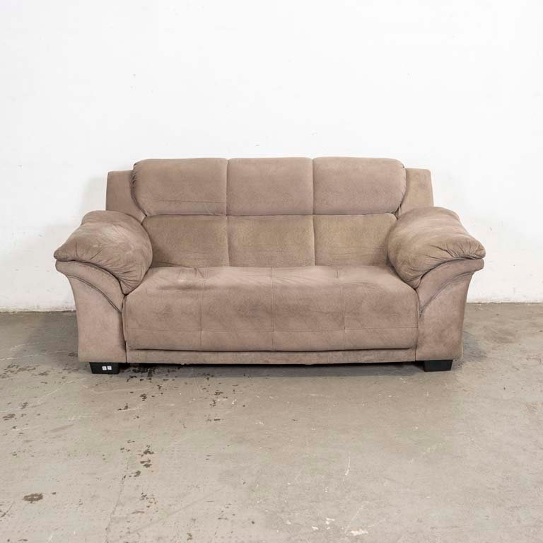 Lote siguiente: Sofá de tres cuerpos tapizado gris para venta
