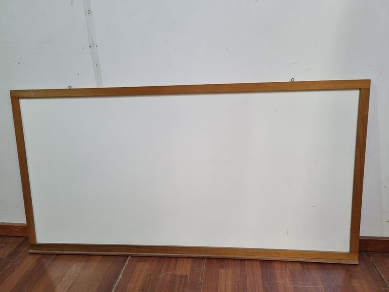 Pizarra Para Marcadores Blanco y Madera - imagen 6