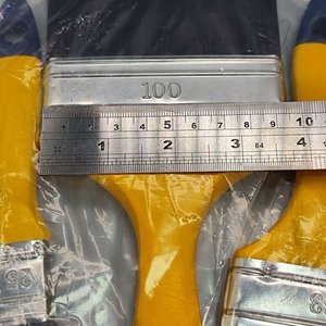 Juego de 3 Pinceles de Poliéster con Mango Amarillo - imagen 3