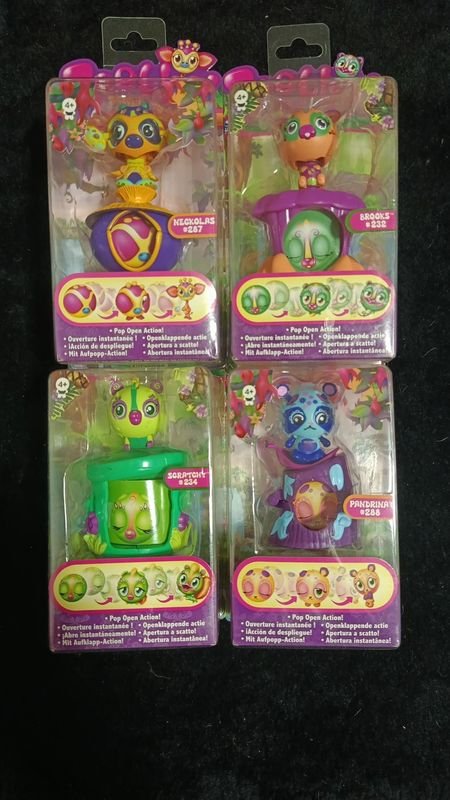 Pack de 4 Juguetes Zoobles Originales Sellados