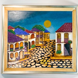 Lote siguiente: Cuadro Técnica Mixta "Paisaje Nocturno" por A. Jablonka (1986)