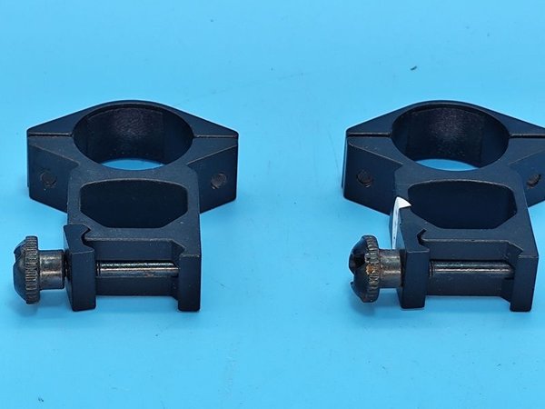 Par de Anillas/Montajes Negros para Mira de Arma, Nuevas