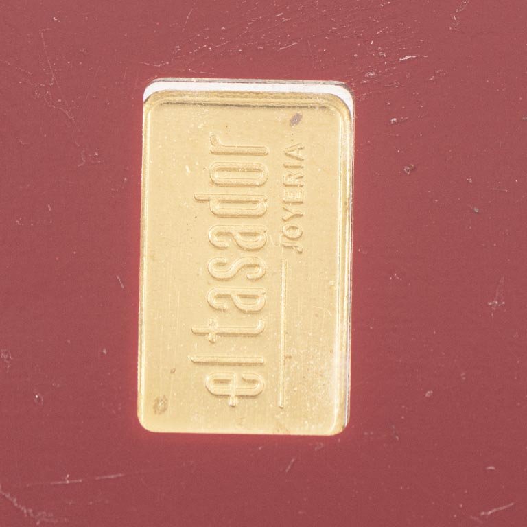 Lingote de Oro Fino 1g "El Tasador" Industria Argentina
