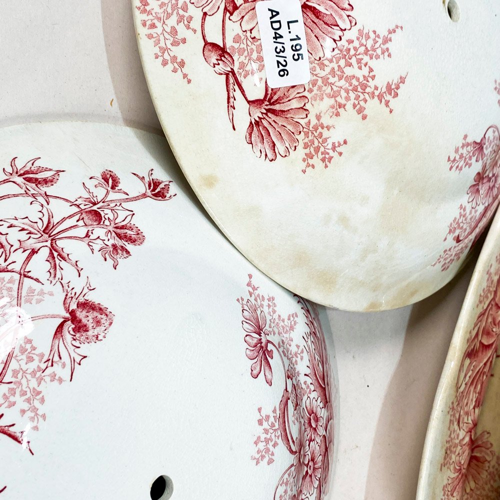 Loza decorada floral en porcelana - imagen 2